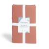 Drap housse 90x190cm 100% coton rouge brique < Gifi