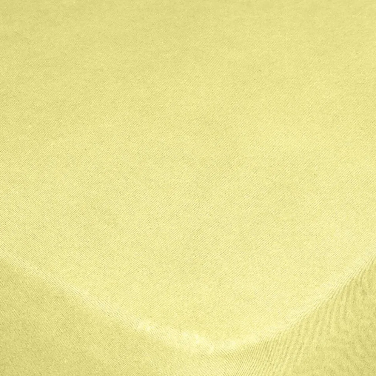 Drap housse 90x200cm 1 personne jaune