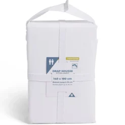 Drap housse 140x190cm polycoton blanc < Gifi Clearance