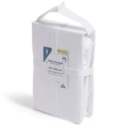 Drap housse 90x190cm polycoton blanc < Gifi Discount