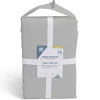 Drap housse 140x190cm polycoton gris < Gifi Outlet