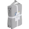 Drap housse 160x200cm polycoton gris