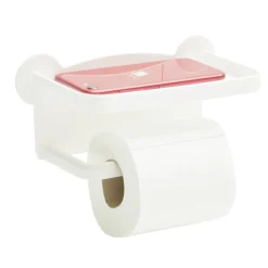 Dérouleur de papier WC avec support téléphone 21x10xH11cm - 2 modèles < Gifi Discount