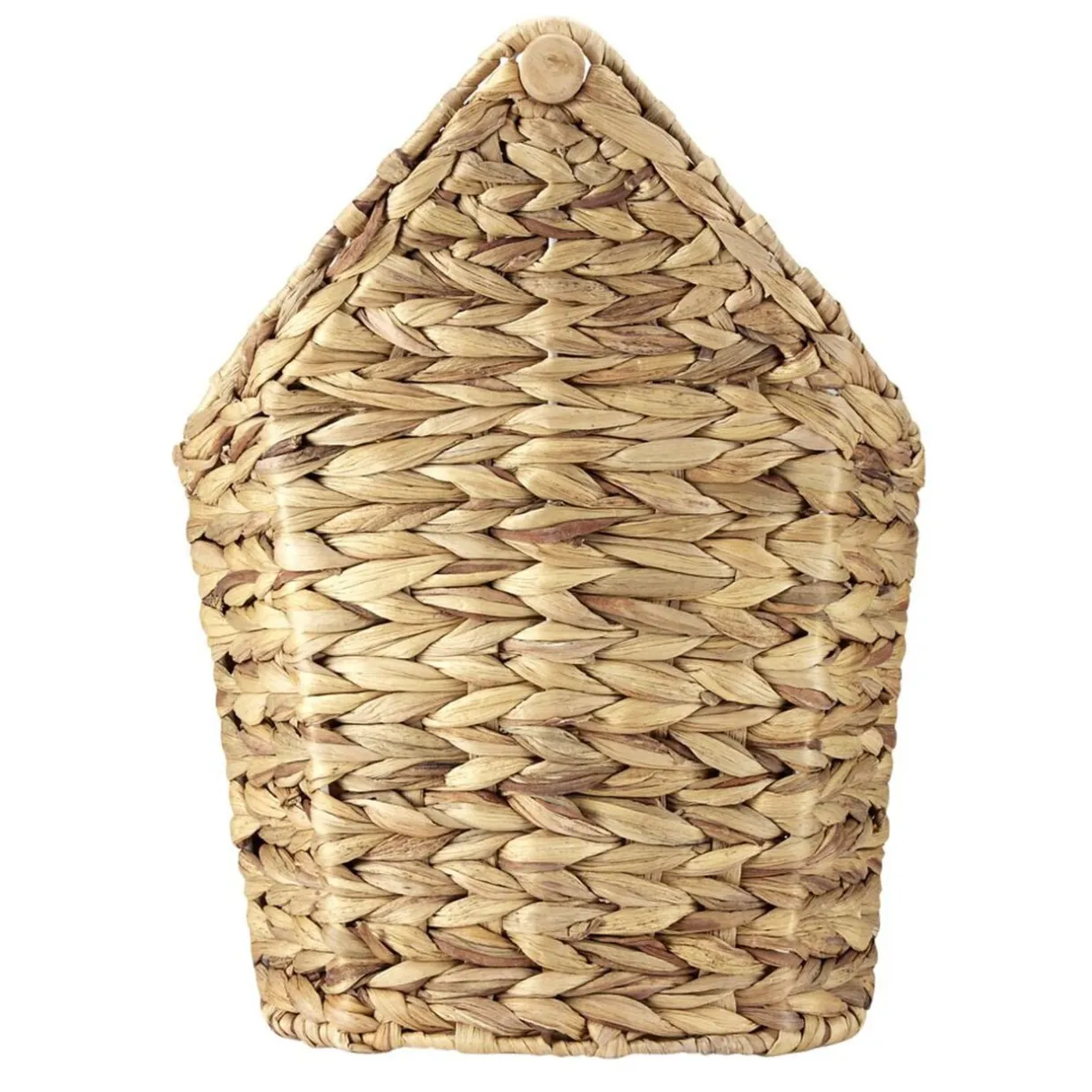Dérouleur papier WC bois avec panière imitation osier tressé < Gifi Outlet