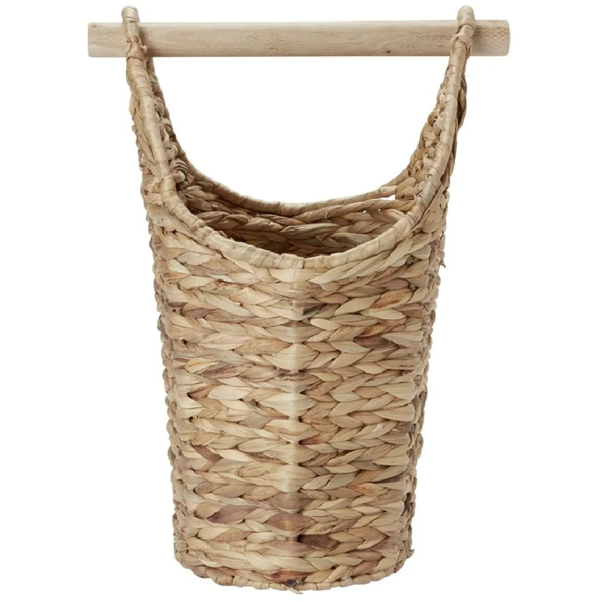 Dérouleur papier WC bois avec panière imitation osier tressé < Gifi Outlet