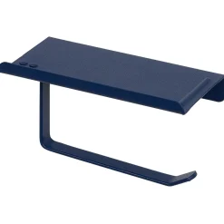 Dérouleur papier WC inox bleu Sunflow à visser ou coller 17,4x9xH8cm