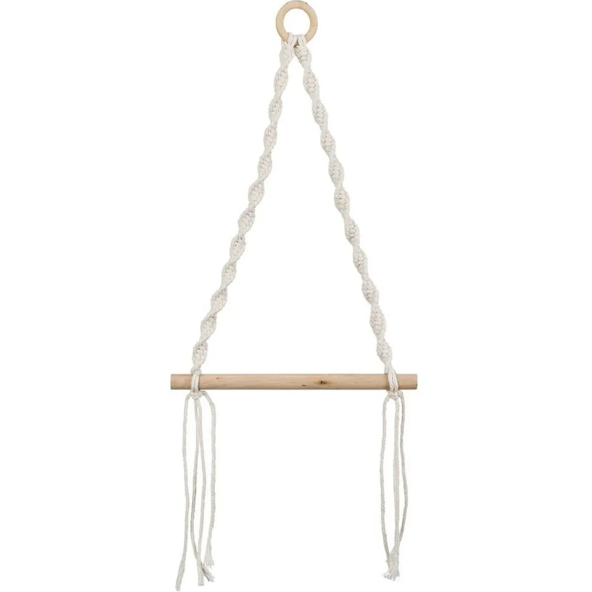 Dérouleur papier WC macramé 20xH54cm < Gifi