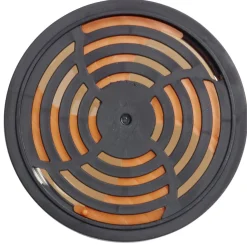 Désodorisant pour voiture x2 forme ronde senteur citron Ø7xH3,5cm