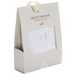 Désodorisant sachet parfumé x3 senteur jasmin 3x5gr