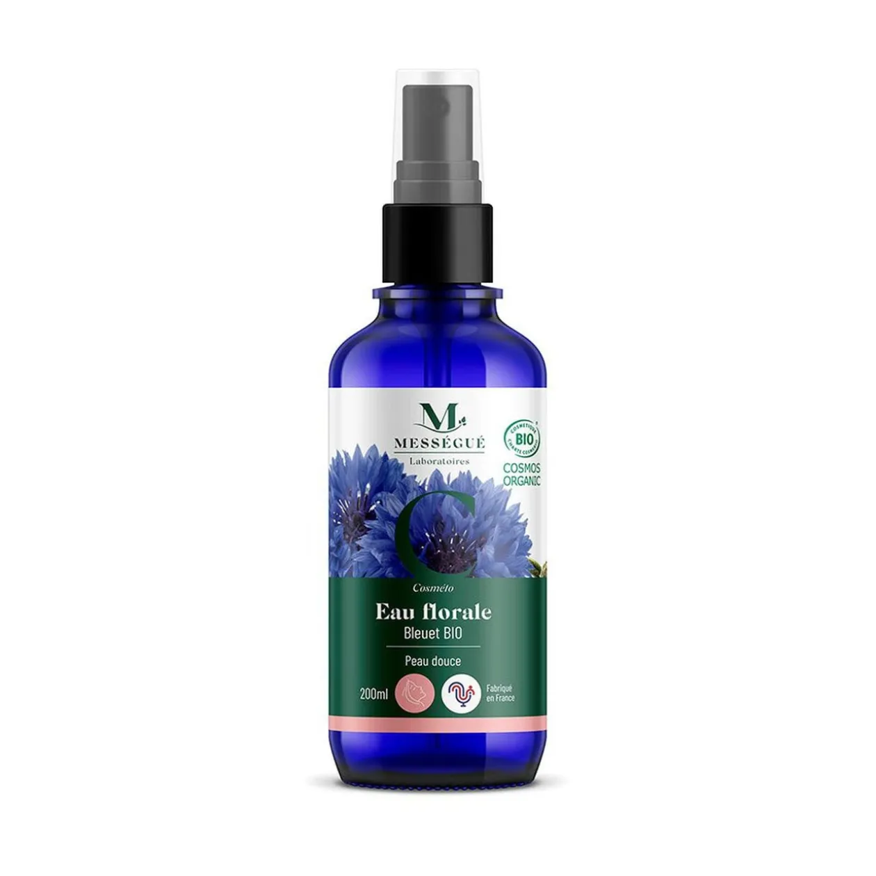 Eau florale bleuet bio Mességué peau douce spray 200ml