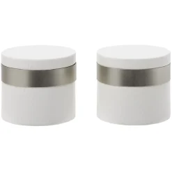 Embout de tringle en bois Blanc bague métal Ø28mm x2 < Gifi