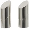 Embout tringle à rideau Ø20mm cylindre biseauté aluminium brossé x2 < Gifi Best