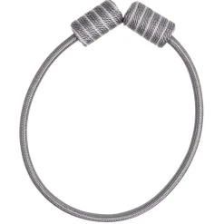 Embrasse aimantée corde bicolore écru gris