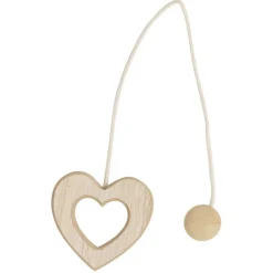 Embrasse aimantée forme coeur bois naturel < Gifi Sale