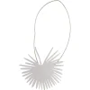Embrasse aimantée forme feuille métal gris < Gifi New