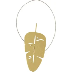 Embrasse aimantée forme plume métal doré < Gifi Best