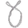Embrasse corde tressée plate coton blanc gris < Gifi Best