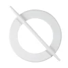 Embrasse pour rideau ronde en bois noir ou blanc Ø14cm (2 modèles)