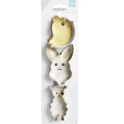 Emporte-pièces x3 spécial Pâques acier inoxydable L13cm < Gifi Discount