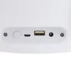 Enceinte lumineuse bluetooth sans fil USB RGB Luminus cactus blanc 15W Ø23xH31cm < Gifi Hot