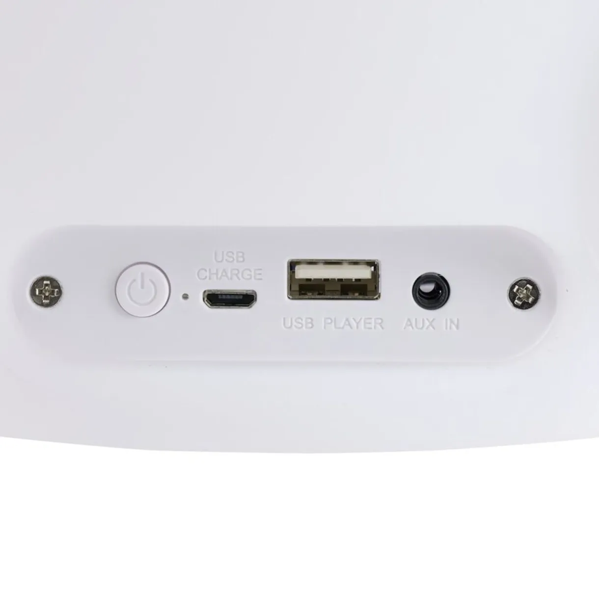 Enceinte lumineuse bluetooth sans fil USB RGB Luminus cactus blanc 15W Ø23xH31cm < Gifi Hot