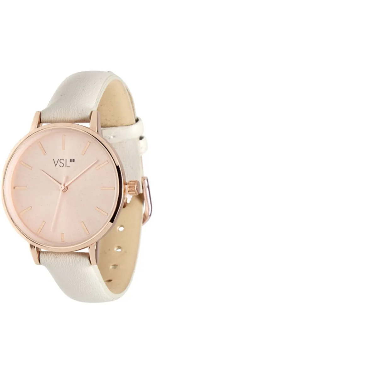 Ensemble montre et bracelet femme rose gold et beige < Gifi Hot