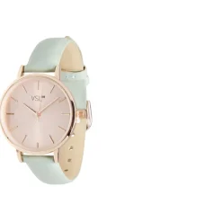 Ensemble montre et bracelet femme rose gold et vert pastel