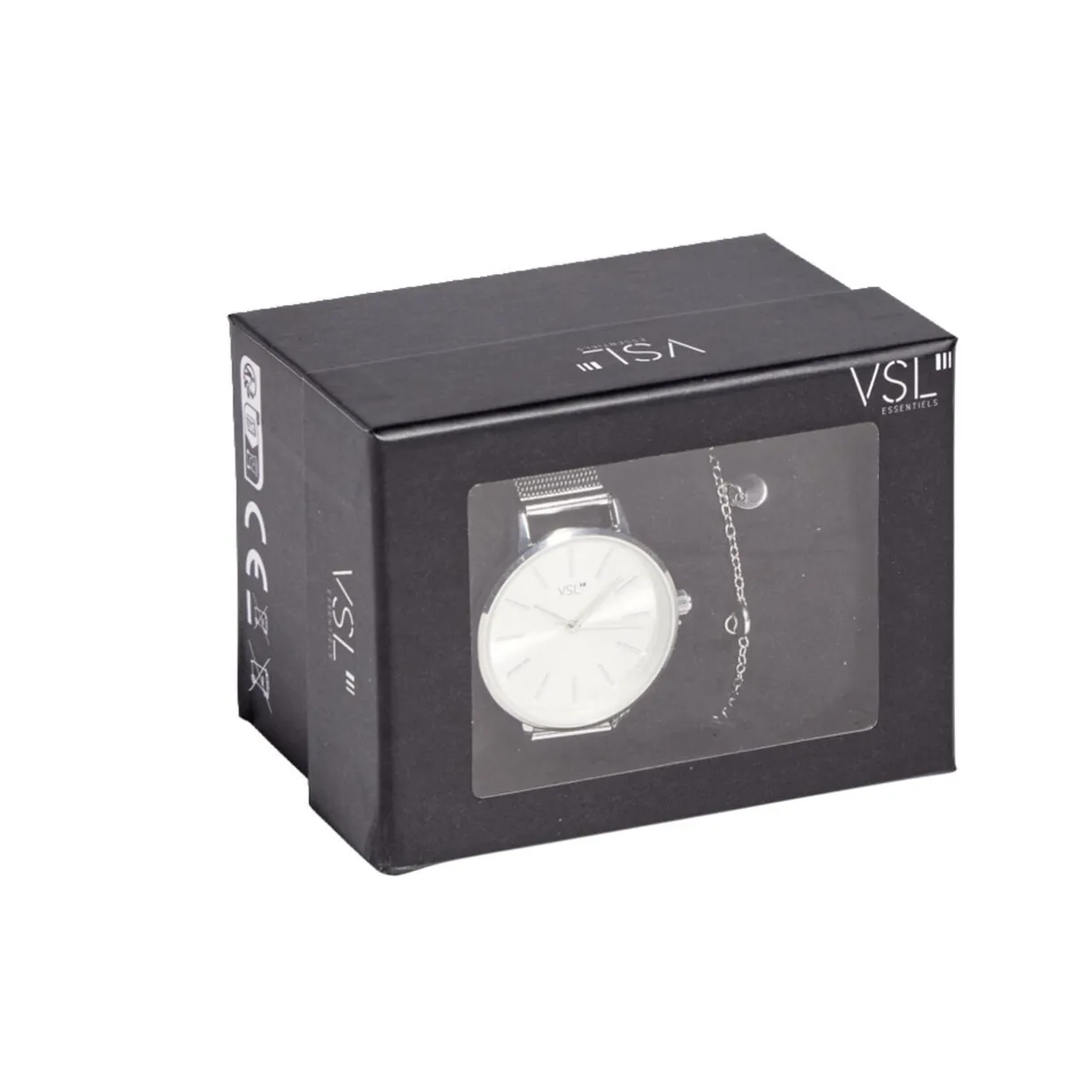 Ensemble montre et bracelet femme argenté < Gifi Outlet