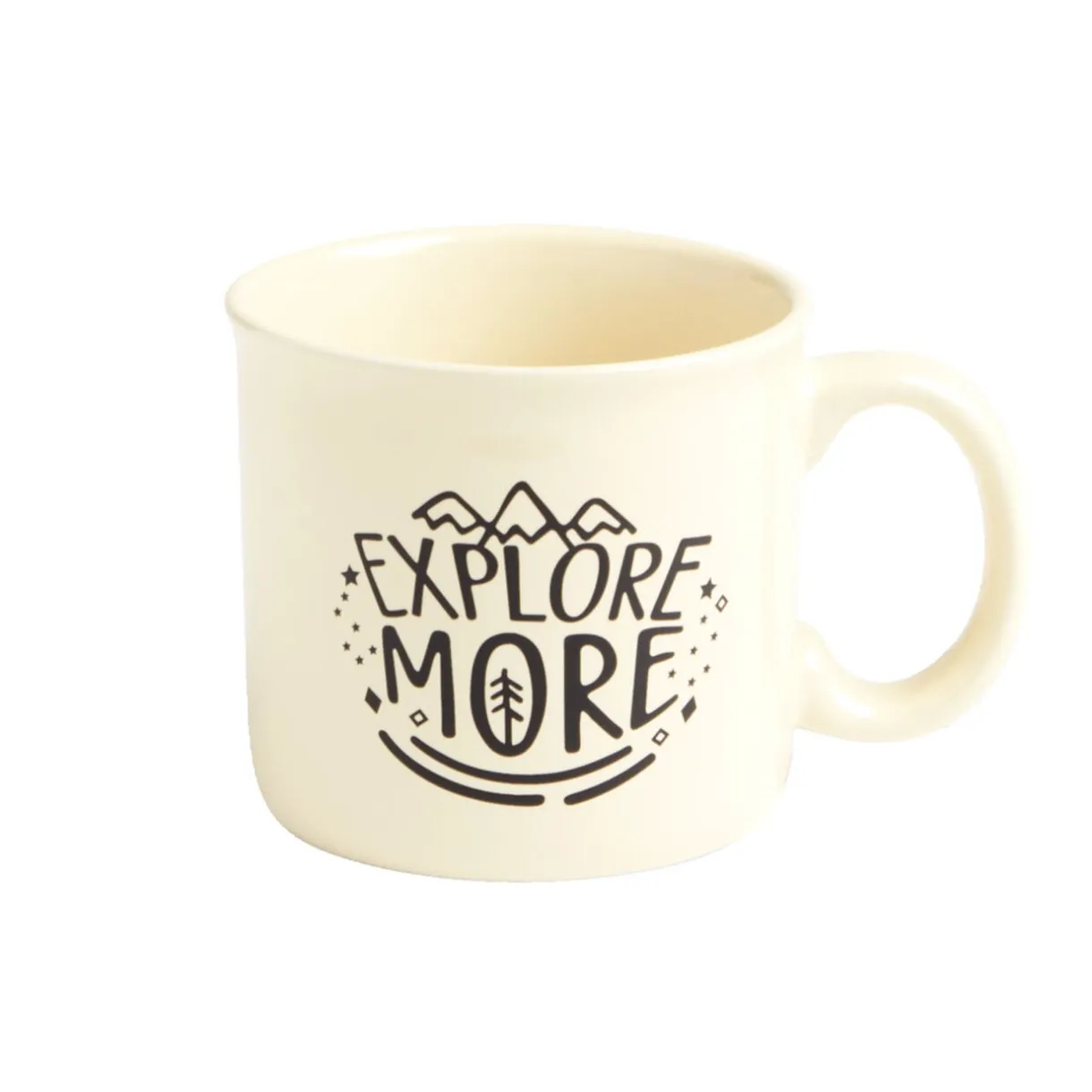 Ensemble mug 450ml faïence avec bonnet à pompon marron < Gifi Discount