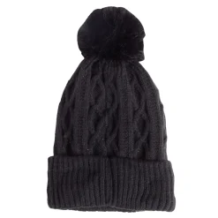 Ensemble mug 450ml faïence avec bonnet à pompon noir < Gifi Online