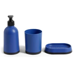 Ensemble salle de bain porte-savon, distributeur et gobelet (3 modèles)
