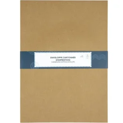 Enveloppe cartonnée expédition marron x5 format 25x35cm < Gifi Clearance