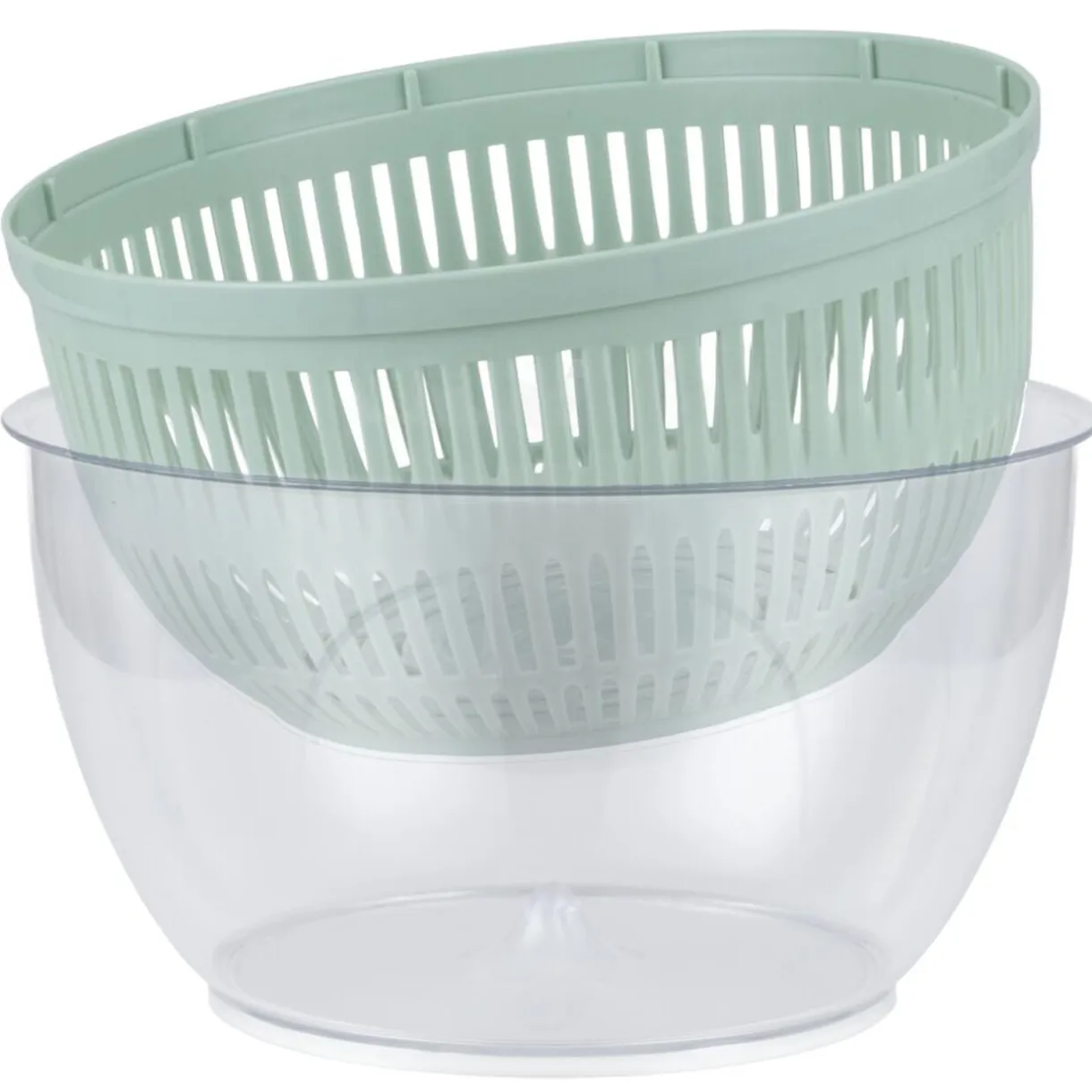 Essoreuse à salade et mandoline 2en1 plastique bleu 7 pièces Ø22,5xH13cm < Gifi Clearance