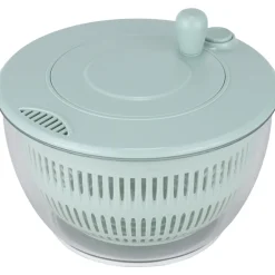 Essoreuse à salade et mandoline 2en1 plastique bleu 7 pièces Ø22,5xH13cm < Gifi Clearance