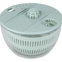 Essoreuse à salade et mandoline 2en1 plastique bleu 7 pièces Ø22,5xH13cm < Gifi Clearance
