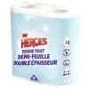 Essuie tout demi-feuille double épaisseur x 2