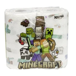 Essuie tout Minecraft 75 feuilles 3 plis 2 rouleaux