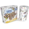Essuie-tout x2 rouleaux motif paresseux 70 feuilles