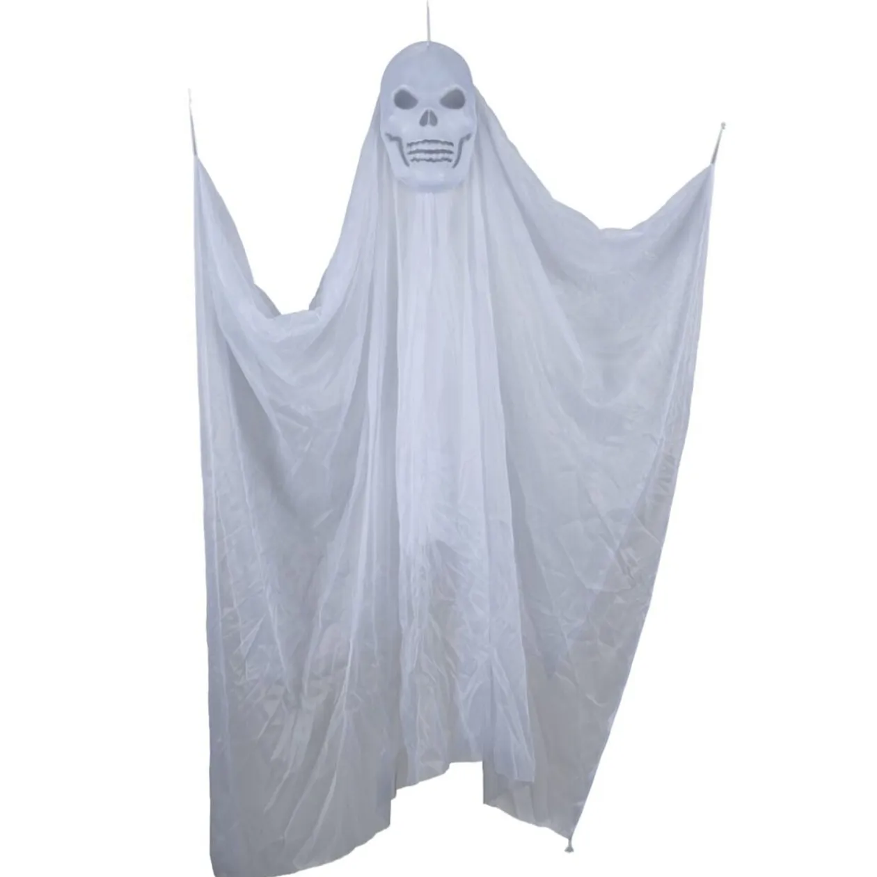 Fantôme Halloween à suspendre XXL 115x6xH165cm (2 modèles)