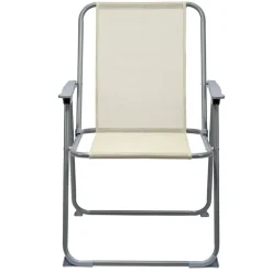 Fauteuil de camping pliant métal et textilène beige < Gifi Sale
