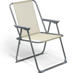 Fauteuil de camping pliant métal et textilène beige < Gifi Sale