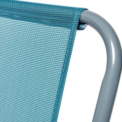 Fauteuil de camping pliant métal et textilène bleu < Gifi Outlet