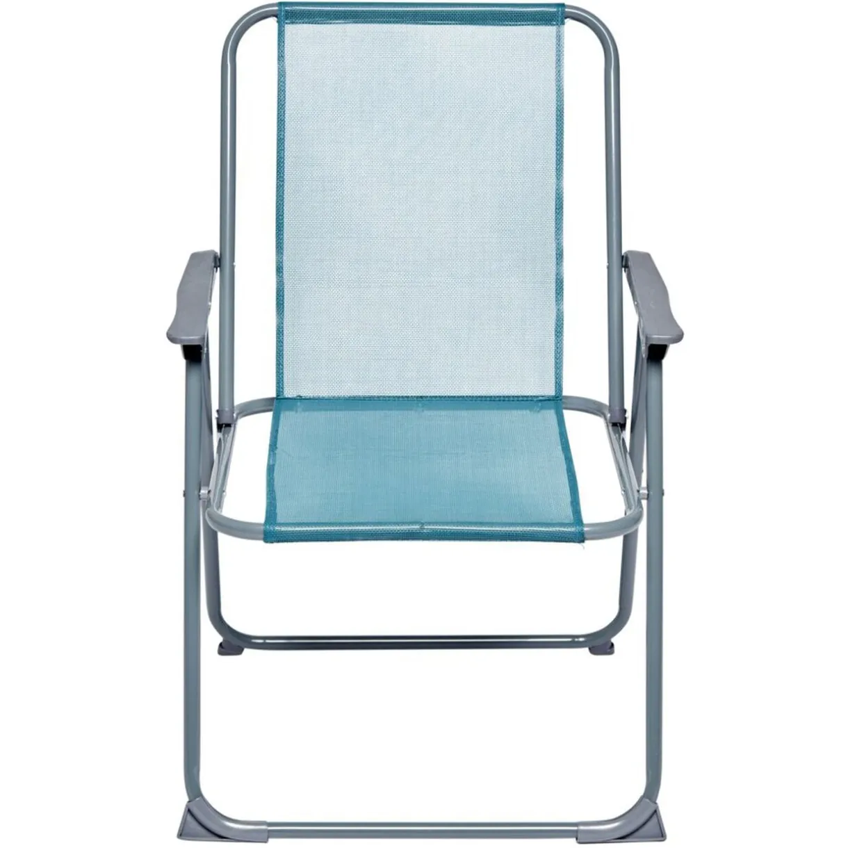 Fauteuil de camping pliant métal et textilène bleu < Gifi Outlet