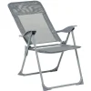 Fauteuil de camping 5 positions gris