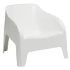 Fauteuil de jardin Gary plastique blanc 80xP77xH70cm < Gifi New