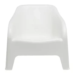 Fauteuil de jardin Gary plastique blanc 80xP77xH70cm < Gifi New