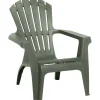 Fauteuil de jardin relax plastique vert 75x86xH86cm