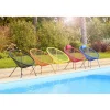 Fauteuil de jardin Urban filaire jaune 85x72xH83cm < Gifi
