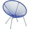 Fauteuil de jardin Urban filaire bleu 85xP72xH83cm < Gifi Online