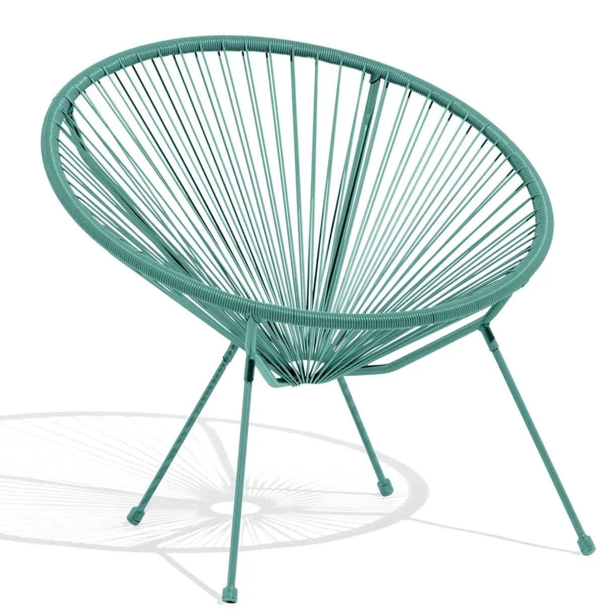 Fauteuil de jardin Urban filaire bleu 85xH83x72cm < Gifi